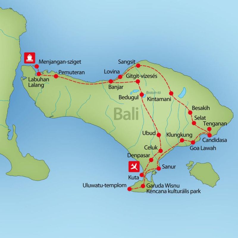 Bali - Körutazás tengerparti nyaralással